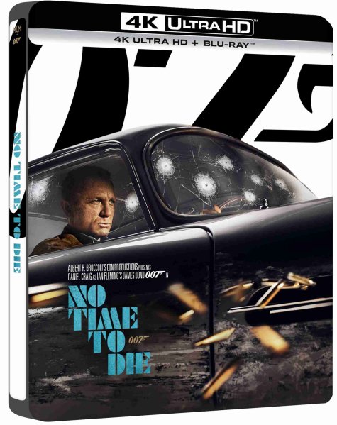 detail No Time to Die - 4K Ultra HD + Blu-ray Steelbook