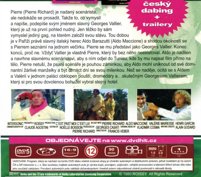 detail To nejsem já, to je on - DVD pošetka