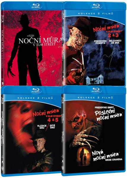 detail A Nightmare on Elm Street 1-7 Collection - Blu-ray 4BD jednotlivé krabičky
