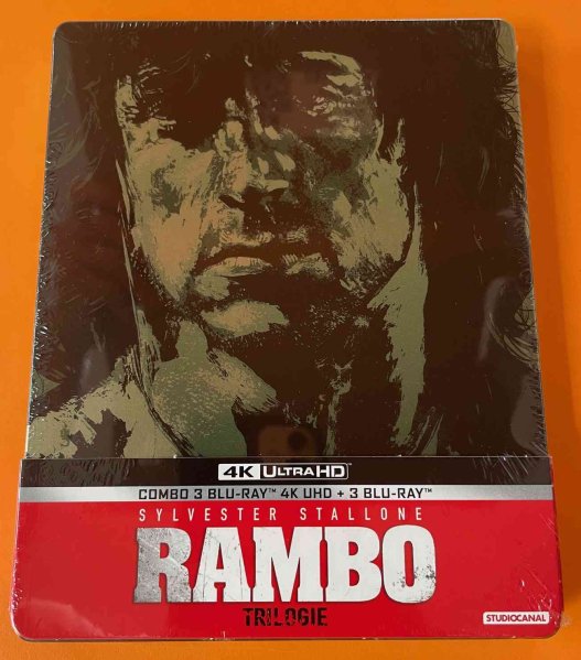 detail Rambo 1-3 Collection - 4K UHD + Blu-ray 6BD Steelbook OUTLET