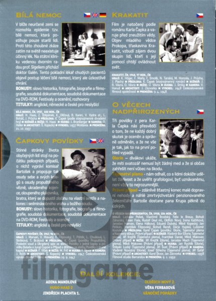 detail Čapek Karel - Zlatá Kolekce - 4 DVD