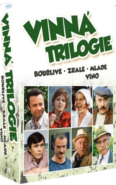 detail Vinná trilogie (Bouřlivé víno + Zralé víno + Mladé víno) - 3 DVD