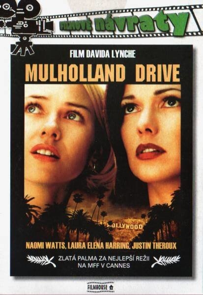 detail Mulholland Drive - DVD paper cover