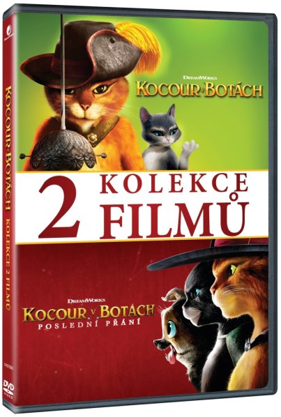 detail Puss in Boots 1+2 - 2DVD