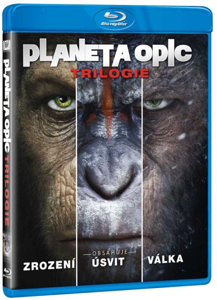 detail Planet of the Apes Trilogy - Blu-ray 3BD
