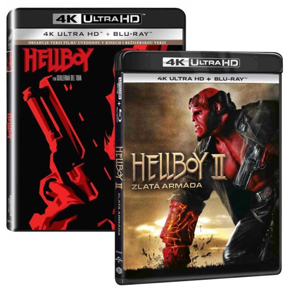 detail Hellboy - kolekce 1+2 - 4K Ultra HD Blu-ray + Blu-ray (4BD)