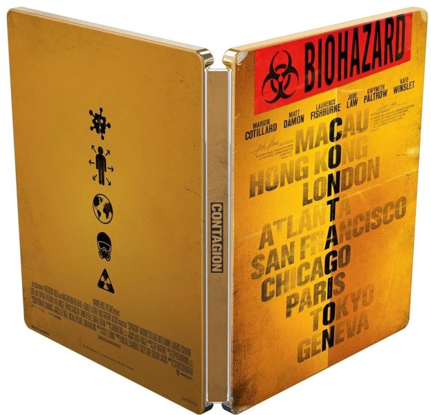 detail Contagion - 4K Ultra HD Blu-ray + Blu-ray 2BD Steelbook