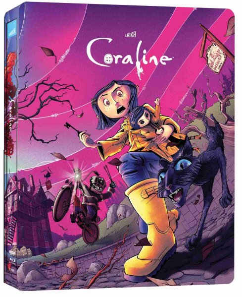 detail Coraline  - Limited Edition Steelbook 4K Ultra HD + Blu-Ray (bez CZ)