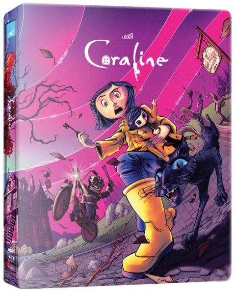 detail Coraline  - Limited Edition Steelbook 4K Ultra HD + Blu-Ray (bez CZ)