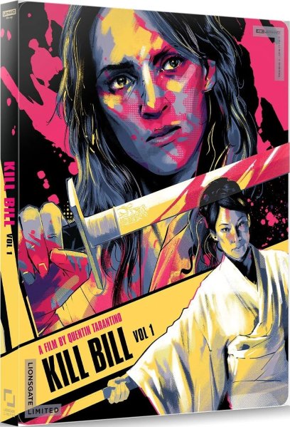 detail Kill Bill Vol. 1 Limited Edition Steelbook - 4K UHD + Blu-ray Steelbook