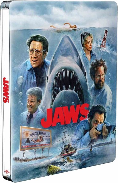 detail Jaws - 4K Ultra HD Blu-ray Steelbook 50th Anniversary