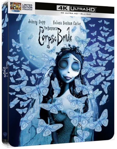 detail Tim Burton's Corpse Bride - Limit. Collectors Edition 4K UHD Steelbook (bez CZ)