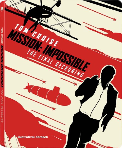 detail Mission: Impossible The Final Reckoning - 4K + BD + BD bonus Steelbook 3BD