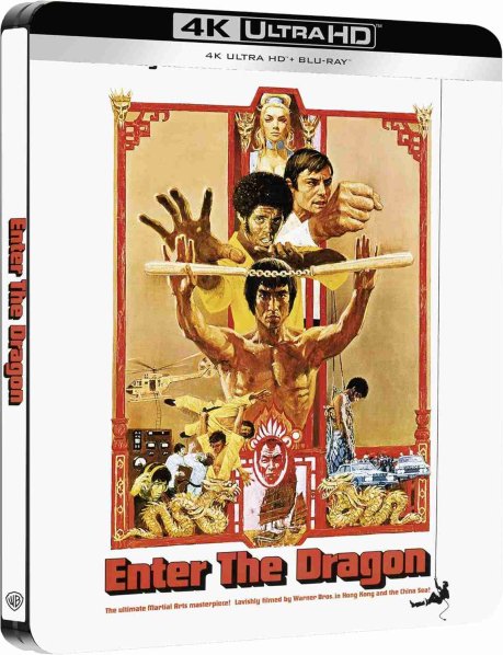 detail Enter the Dragon - 4K Ultra HD Blu-ray Steelbook (white cover)