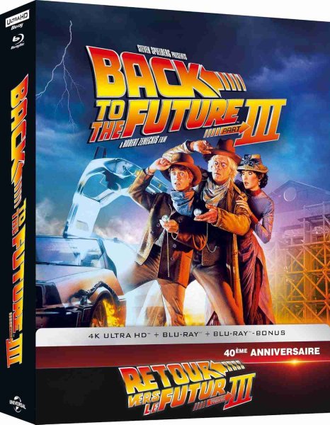 detail Back to the Future Part III - 4K UHD Blu-ray Lim. Collectors Ed. Steelbook (FR ver.)