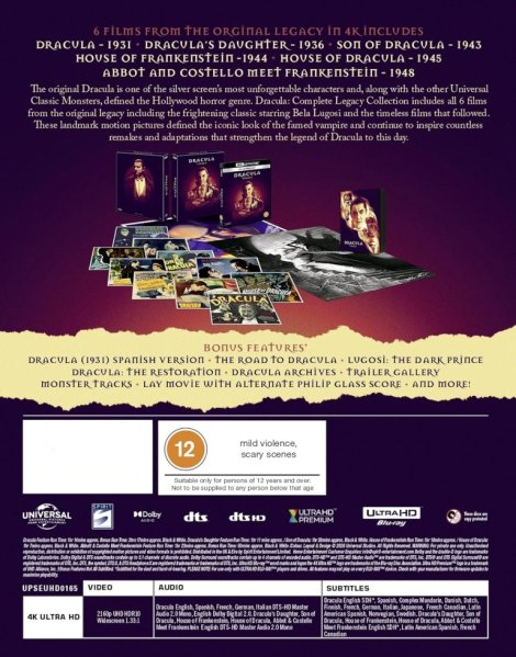 detail Dracula Limited Ultimate Collectors Edition - 4K Ultra HD Blu-ray