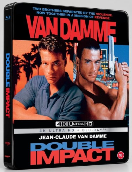 detail Double Impact - 4K Ultra HD + Blu-ray Steelbook
