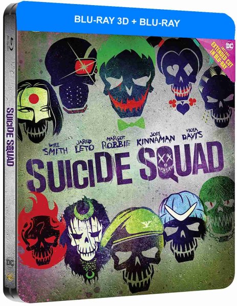 detail Suicide Squad - Blu-ray 3D + 2D Steelbook
