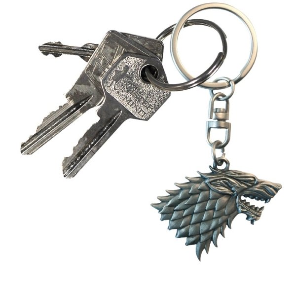 detail Klíčenka Game of Thrones - Stark 3D (kov)