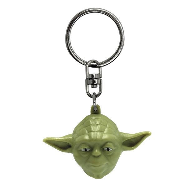 detail Klíčenka Star Wars - Yoda 3D