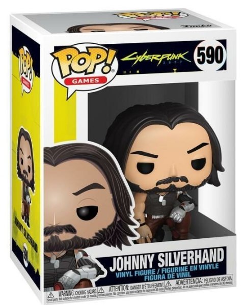detail Funko POP! Games: Cyberpunk 2077 - Johnny Silverhand (crouching)