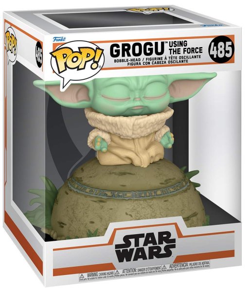 detail Funko POP! Deluxe: SW The Mandalorian S7 - The Child Using the Force