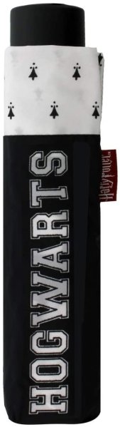 detail Deštník - Harry Potter - Hogwarts, černý