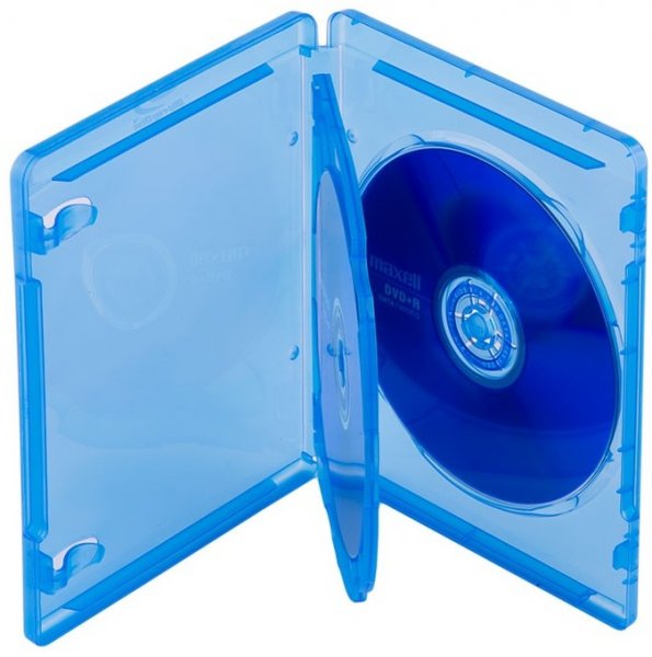 detail Blu-ray box for 3 discs - blue