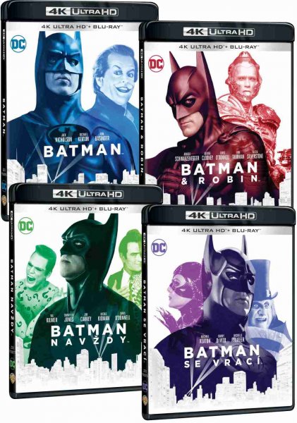 detail Batman kolekce 4K UHD Blu-ray + Blu-ray (8BD)
