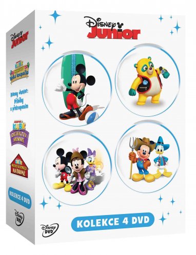 Disney Junior Kolekce - 4 DVD