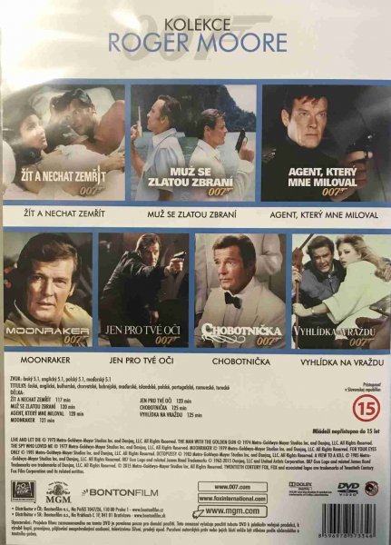 detail James Bond: Roger Moore - Kolekce - 7 DVD