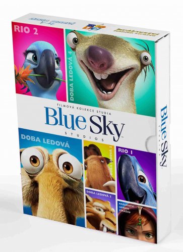 BlueSky kolekce (Rio 1+2, Doba ledová 1-4, Království lesních strážců) - 7 DVD