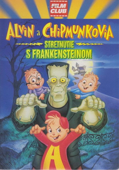 detail Alvin a Chipmunkové: Setkání s Frankensteinem - DVD pošetka