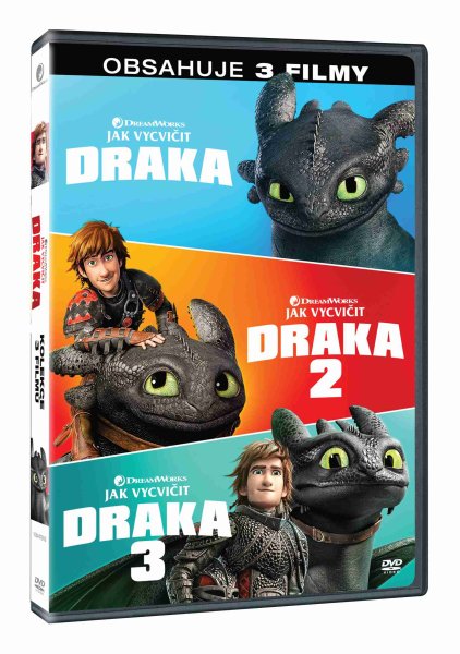 detail Jak vycvičit draka kolekce 1 - 3 - (3DVD)