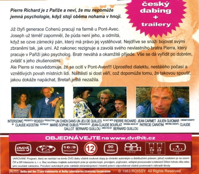 detail Seber si svých pět švestek - DVD pošetka