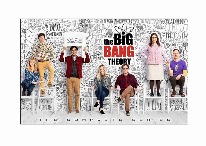 detail The Big Bang Theory 1.-12. series - 36 DVDs