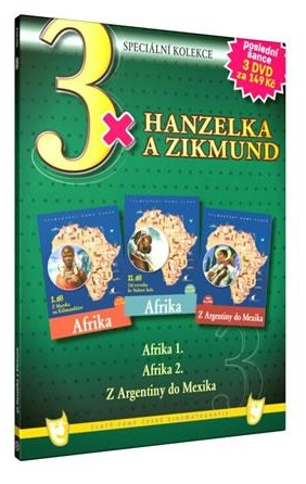 detail 3x Hanzelka a Zikmund (Afrika, Afrika II, Z Argentiny do Mexika) - 3DVD