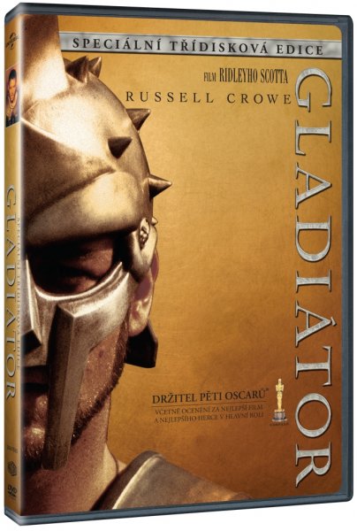 detail Gladiátor - 3DVD speciální prodloužená edice (DVD+2DVD bonus disk)