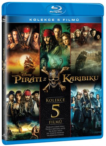 Piráti z Karibiku 1-5 kolekce - Blu-ray 5BD