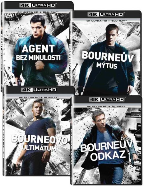 detail The Bourne Collection of 4 films - 4K Ultra HD Blu-ray + Blu-ray (8BD)