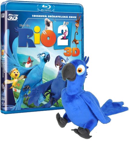 Rio 2 - Blu-ray 3D + 2D Limitovaná edice s plyšovou hračkou