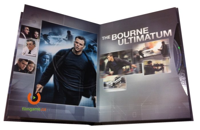 detail Bourneova kolekce 1-5 Limitovaná edice 4K UHD Blu-ray