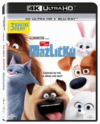 Tajný život mazlíčků (4K Ultra HD) - UHD Blu-ray + Blu-ray (2 BD)