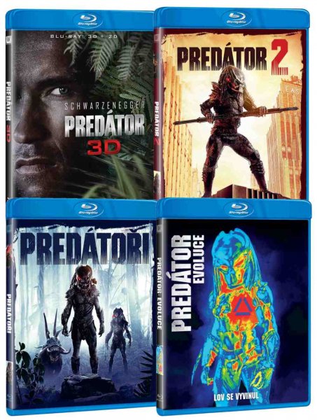 detail Predátor: Kolekce 4 filmů - Blu-ray 4BD (jednotlivé krabičky)