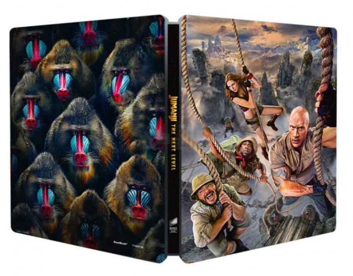 detail Jumanji: Další level - Blu-ray U.S. Steelbook