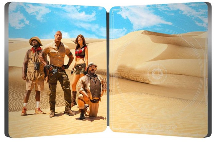 detail Jumanji: Další level - Blu-ray U.S. Steelbook