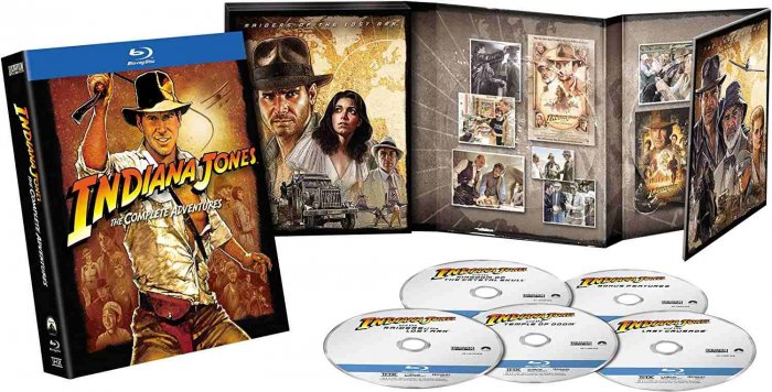 detail Indiana Jones Quadrilogy - kolekce 1-4 Digibook 4BD + bonus disk