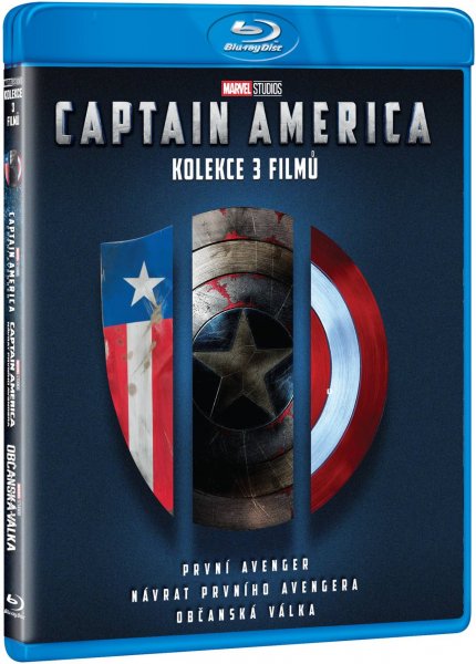 detail Captain America 1-3 kolekce - Blu-ray 3BD