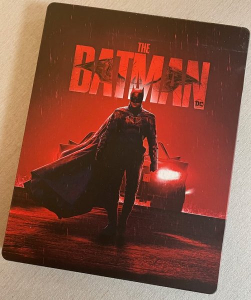 detail Batman (2022) - Blu-ray + bonus disk (2BD) Steelbook