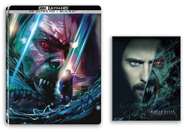 detail Morbius - 4K Ultra HD Blu-ray + Blu-ray (2BD) Steelbook + Lenticular card